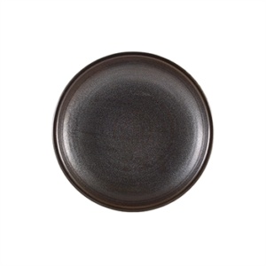 Terra Porcelain Black Deep Coupe Plate 21cm