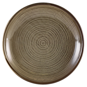 Terra Porcelain Grey Deep Coupe Plate 28cm