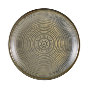 Terra Porcelain Matt Grey Deep Coupe Plate 28cm