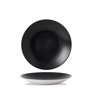 Evo Origins Midnight Black Deep Coupe Plate 10" Box 12