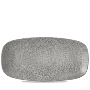 Evo Origins Grey Chefs Oblong Plate 13 7/8X7 3/8" Box 6