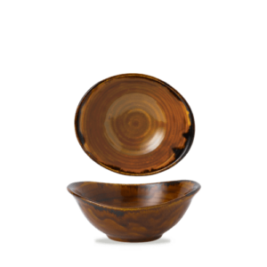 Harvest Brown Deep Bowl 6 3/4X5 3/4″ Box 6