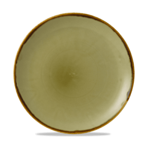 Harvest Green Coupe Plate 10.25″ Box 12