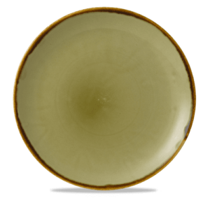 Harvest Green Coupe Plate 11.25″ Box 12