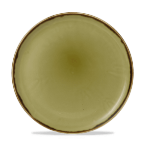 Harvest Green Coupe Plate 12 3/4″ Box 6