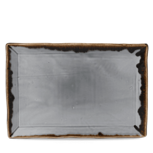 Harvest Grey Rectangle Tray 13 1/2 X 9 1/8″ Box 6