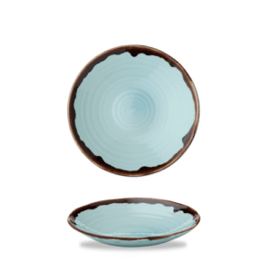 Harvest Turquoise Organic Coupe Bowl 7.9″ Box 12