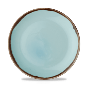 Harvest Turquoise Coupe Plate 10.25" Box 12