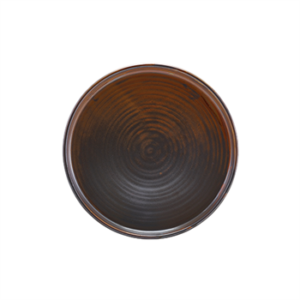 Terra Porcelain Rustic Copper Low Presentation Plate 21cm