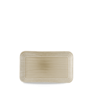 Dudson Harvest Norse Linen Organic Rectangular Plate 10.6X6.3" Box 12