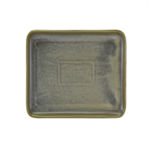 Terra Porcelain Matt Grey Rectangular Platter 30 x 20cm