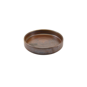 Terra Porcelain Rustic Copper Presentation Plate 18cm