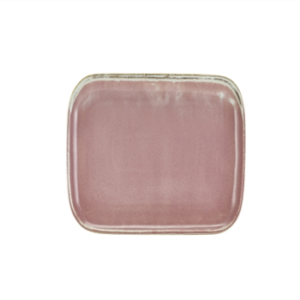 Terra Porcelain Rose Rectangular Plate 34.5 x 23.5cm