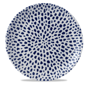 Terrazzo Blue Coupe Plate 11.25" Box 12