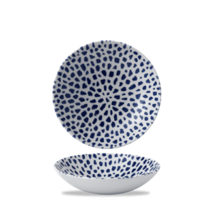 Terrazzo Blue Coupe Bowl 7.25″ Box 12