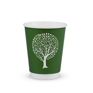 8oz double wall cup, 79-Series – Green Tree