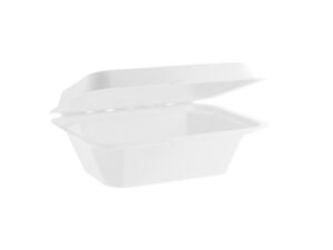 7 x 5in heavy weight regular bagasse clamshell