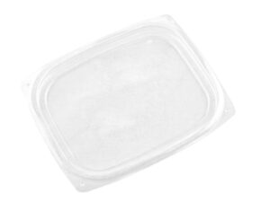 PLA rectangular deli lid (fits 8-16oz deli)