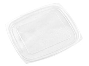 PLA rectangular deli lid (fits 24-32oz deli)