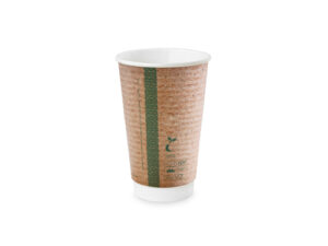 16oz double wall brown kraft cup