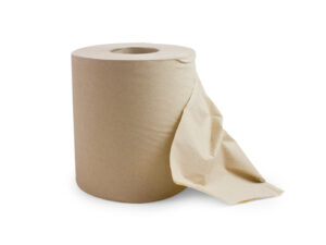 2-ply recycled kraft centrefeed roll (19.5cm x 150m)