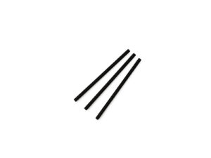 Cocktail black 6mm paper straw, 5.5in