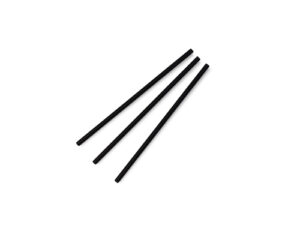 Highball black 6mm paper straw, 7.8in