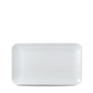 Dudson White Organic Rectangular Plate 10.6X6.3" Box 12