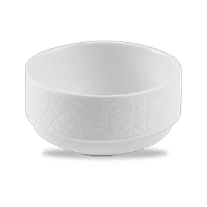 An Image of Alchemy Fine China Abstract Bowl White 10cm