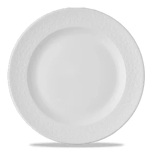 An image of Alchemy Fine China Abstract Plate White 16.5cm