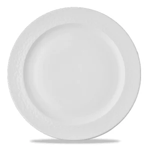 An image of a Alchemy Fine China Abstract Service Plate White 33cm