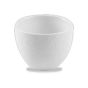 An image of yhe Alchemy Fine China Abstract Sugar Bowl White 225ml