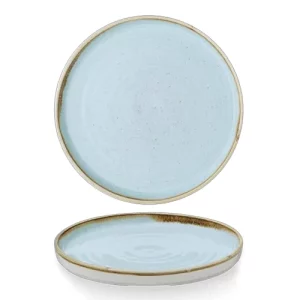 Churchill Super Vitrified Stonecast Duck Egg Walled Plate 22cm