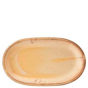 Utopia Murra Deep Coupe Oval Honey 32 x 20cm/12.6 x 7.9"