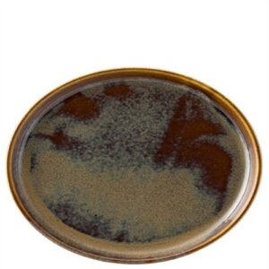 Utopia Murra Walled Plate Toffee 21cm/8.25"