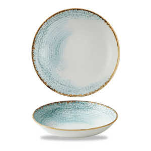 Homespun Accents Aquamarine  Coupe Bowl 7.25″ Box 12