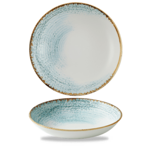 Homespun Accents Aquamarine Evolve Coupe Bowl 9.75″ Box 12