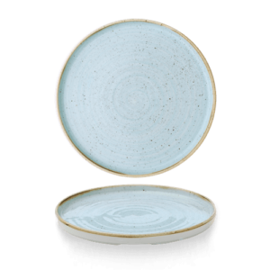 Churchill Super Vitrified Stonecast Duck Egg Walled Plate 26cm/10.25"