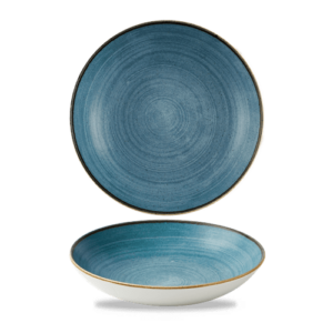 Stonecast Raw Teal  Coupe Bowl 7.25″ Box 12