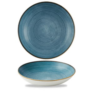 Stonecast Raw Teal Evolve Coupe Bowl 9.75″ Box 12