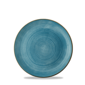 Churchill Super Vitrified Stonecast Raw Teal Evolve Coupe Plate 16.5cm/6.5"