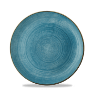 Churchill Super Vitrified Stonecast Raw Teal Evolve Coupe Plate 22cm/8.67"