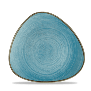 Churchill Super Vitrified Stonecast Raw Teal Lotus Plate 25.4cm/10"