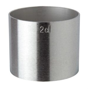 2cl Stainless Steel Thimble Measure