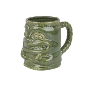 Ceramic Tiki Mug With Handle 425ml - Sea Green