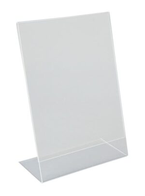 Perspex Menu Holder A5 Angled