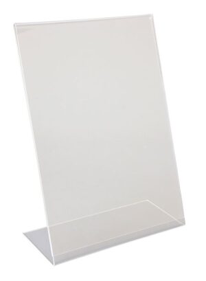 Perspex Menu Holder A4 Angled