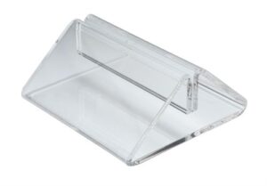 Tent Menu Holder – Clear Perspex