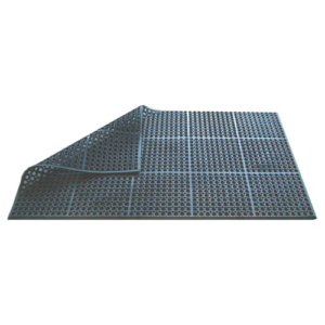 Rubber Floor Mat Black 150 x 90 x 1.0cm