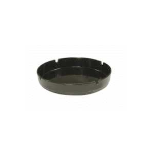 7 Inch Black Melamine Ashtray Pk10